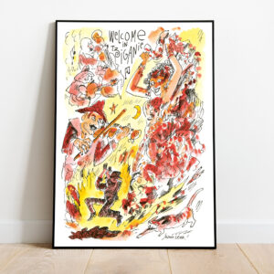 AFFICHE INEDITE DE JOANN SFAR FORMAT A2 -1